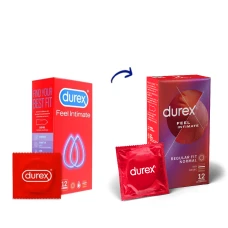 Prezervative Feel Intimate, 12 bucati, Durex