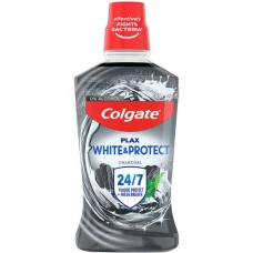 Apa de gura Plax White Charcoal, 500ml, Colgate