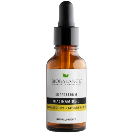 Ser de fata Niacinamide-G 15% + Acid glicolic 5%, 30ml, Bio Balance