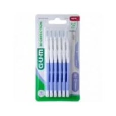 Set 6x Periute Interdentare, GUM, Bi-Direction, pentru Curatare in Profunzime, Tratate cu Clorhexidina, 0.6mm
