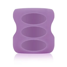 Protectie silicon pentru biberon din sticla cu gat larg violet, 270ml, Dr. Brown's