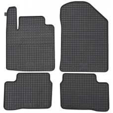 Covorase auto negre din cauciuc pentru HYUNDAI i10 II 2013 - prezent Petex