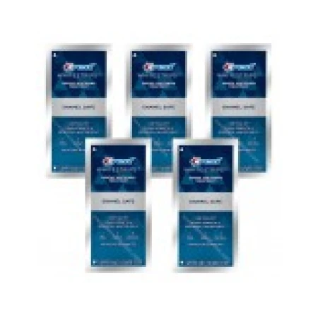 Set 5x Plicuri, Benzi Albirea Dintilor, Crest 3D Whitestrips, Noticeably White, 8% Concentratie