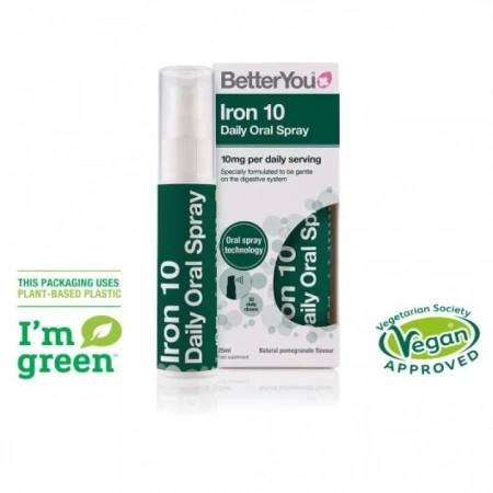 Iron 10 Oral Spray (25ml), BetterYou -- supliment alimentar cu fier
