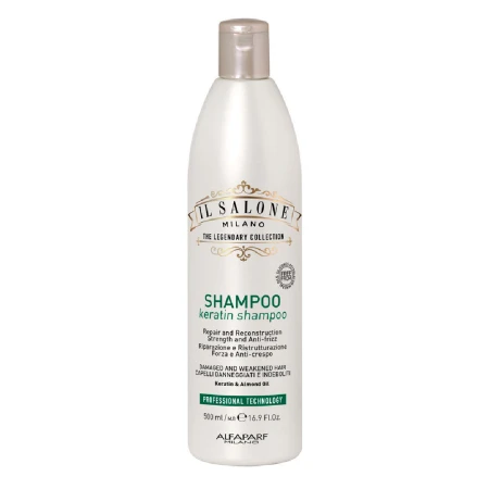 Sampon cu keratina pentru par deteriorat Keratin, 500ml, Il Salone Milano