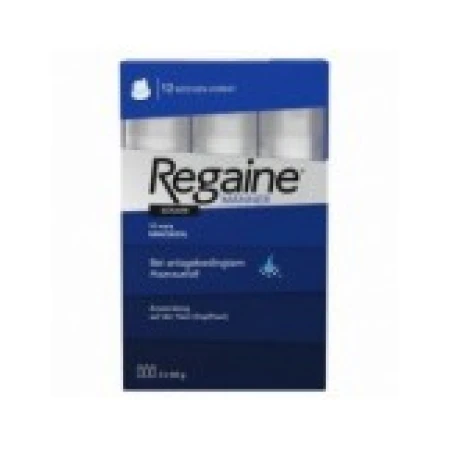 Spuma pentru Cresterea Parului, Johnson & Johnson, Regaine, Minoxidil 5%, Tratament pentru 3 Luni, 3x 60ml