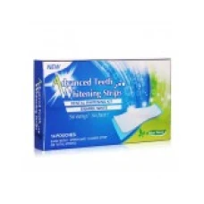 Benzi Albire Dinti, Advanced Teeth Whitening, fara Peroxid, Vegan-Friendly, Cutie 14 plicuri, 28 benzi