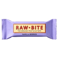 BATON FARA GLUTEN, FARA ZAHAR, VANILLA BERRIES - FRUCTE DE PADURE SI VANILIE, BIO, 50G, RAW BITE