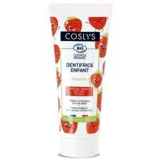 Pasta de dinti bio pentru copii dinti de lapte(3-6 ani) cu capsuni, 50ml, Coslys