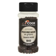 Piper negru boabe bio 50g Cook