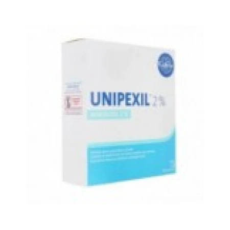 Solutie pentru Cresterea Parului, Gifrer, Unipexil, Minoxidil 2%, Pulverizator Inclus, 3x 60ml