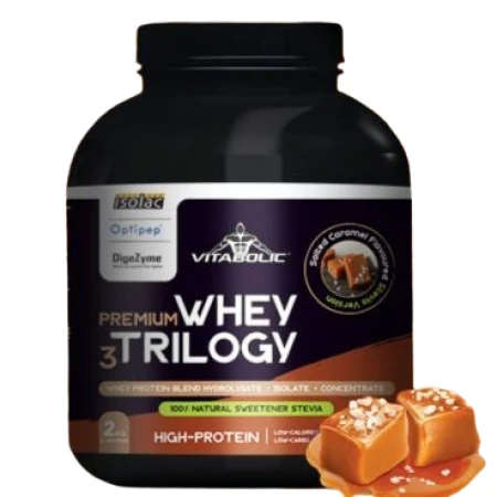 Premium Whey Trilogy Salted Caramel, 2kg, Vitabolic