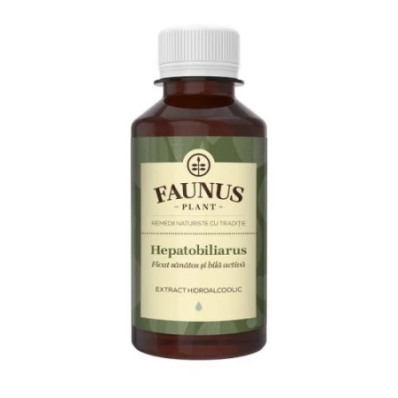 Tinctura pentru ficat Hepatobiliarus, 200ml, Faunus Plant