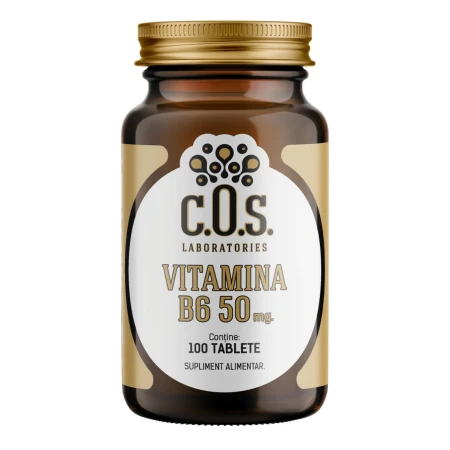 Vitamina B6 50mg, 100 tablete, COS Laboratories