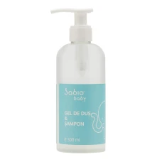 Gel de dus si sampon pentru bebelusi, 300ml, Sabio