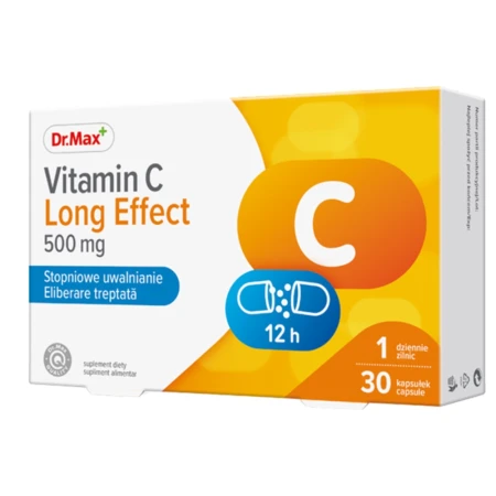 Dr. Max Vitamina C Long Effect 500mg, 30 capsule