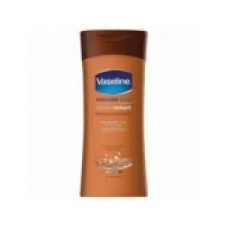 Lotiune de Corp, Vaseline, Cocoa Radiant, cu Unt de Cacao, pentru Catifelarea Pielii, Hidratare Intensa, 200ml