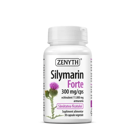 Silymarin Forte 300mg, 30 capsule vegetale, Zenyth
