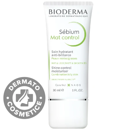 Fluid matifiant Sebium Mat Control, 30ml, Bioderma