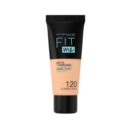 Fond de ten Matte & Poreless 120 Classic Ivory Fit Me, 30ml, Maybelline