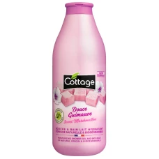 Gel de dus si lapte de baie cu aroma Marshmallow, 750ml, Cottage