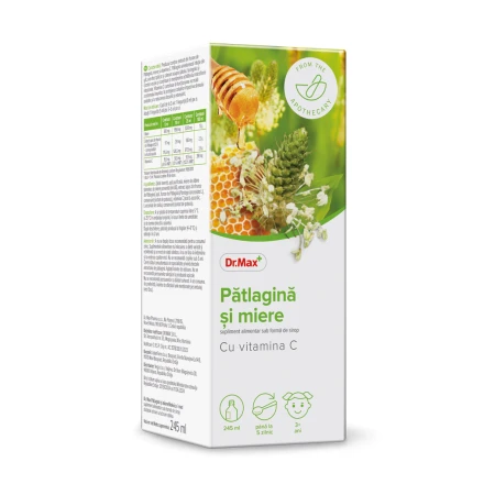 Dr. Max Sirop patlagina si miere, 245ml