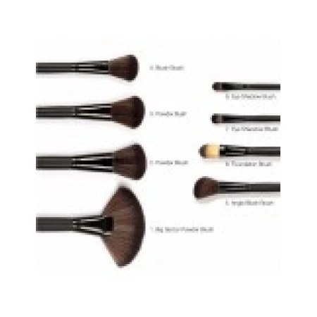 Set 32x Pensule Machiaj, Zamo, pentru Make-up, diverse Modele, culoare Neagra