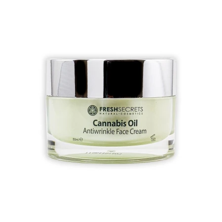 Crema de fata antirid cu ulei de canabis, 50ml, Fresh Secrets