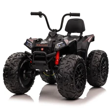 ATV electric Kinderauto MonsterQuad, 400W, 24V 14Ah, echipare PREMIUM, culoare Neagra
