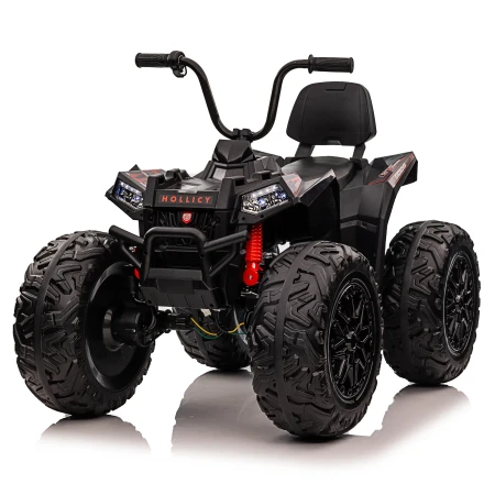 ATV electric Kinderauto MonsterQuad, 400W, 24V 14Ah, echipare PREMIUM, culoare Neagra