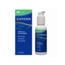 Gel de Curatare, Differin, Gentle Cleanser, pentru Ten Sensibil, cu Tendinta Acneica, impotriva Eruptiilor Cutanate, 118ml