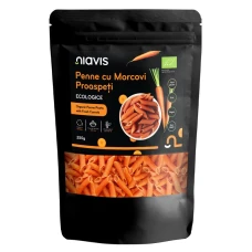 Penne cu Morcovi Proaspeti, eco, 250g, Niavis