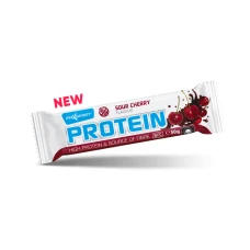 Baton proteic cu visine fara gluten, 50g, Maxsport