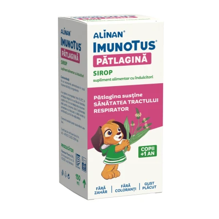 Sirop Alinan Imunotus cu Patlagina, 150ml, Fiterman