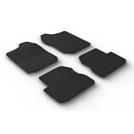 Covorase auto negre din cauciuc pentru SUZUKI Jimny 1998-2018 (cutie manuala) Gledring