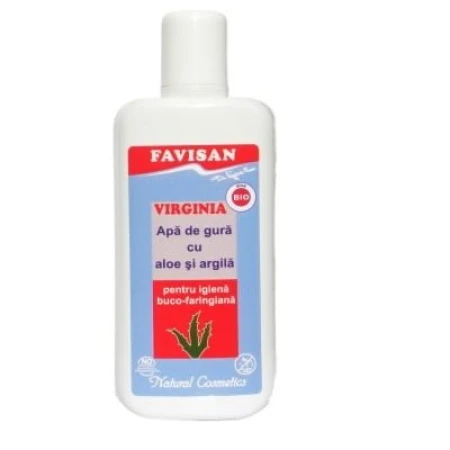 Apa de gura cu aloe si argila, 125ml, Favisan