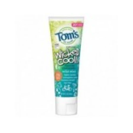 Pasta de Dinti, Tom's of Maine, Wicked Cool, Aroma Menta, Cu Fluor, Copii 8+ ani, 144gr