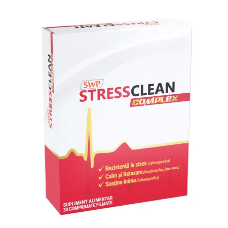 Stressclean Complex, 30 comprimate filmate, Sunwave Pharma