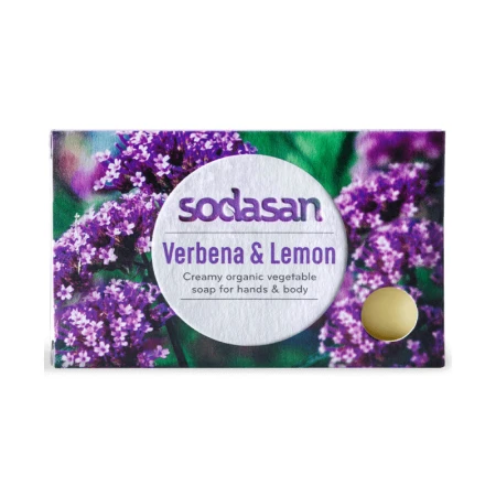 Sapun Crema Bio Verbina si Lamaie 100 Gr Sodasan