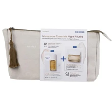 Pachet Crema de noapte 40ml + Ser concentrat 15ml + Pouch White Pine, Korres