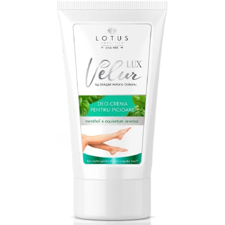 Crema pentru picioare Velur, 150ml, Lotus Cosmetics