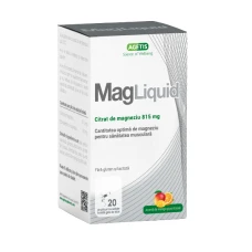 Citrat de magneziu Mag Liquid 815mg, 20 plicuri, Agetis