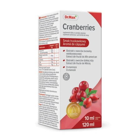 Dr. Max Sirop cranberries, 120ml
