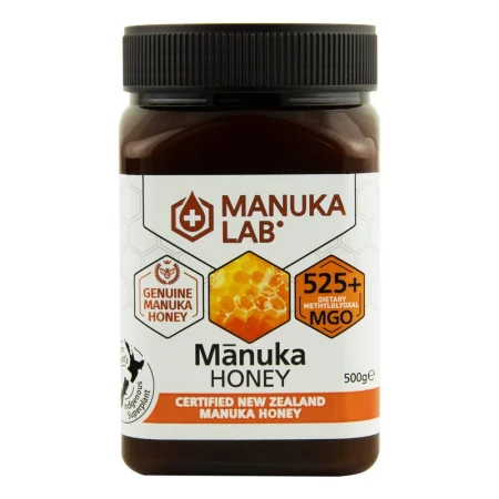 Miere de Manuka MANUKA LAB, MGO 525+ Noua Zeelanda, 500 g, naturala