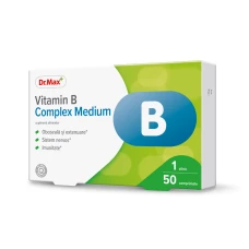 Dr. Max Vitamin B Complex Medium, 30 comprimate