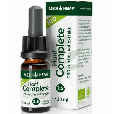 Hemp Complete 2 5% CBD Bio 10ml Medihemp