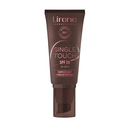 Fond de ten hidratant cu SPF50 01 Ivory Single Touch, 30ml, Lirene