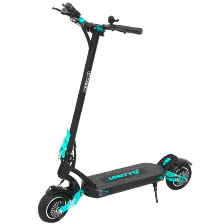Trotineta electrica VSETT 9+ Pro,  Baterie LG 48V/21AH, Autonomie 100Km, Viteza 53 Km/h, Motor 2 x 650W, Roti pneumatice 8.5inch (Negru/Albastru)
