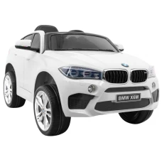 Masinuta electrica pentru copii BMW X6M 90W 12V 7Ah cu echipare STANDARD, culoare Alba