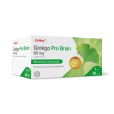 Dr. Max Ginkgo Pro Brain, 60 capsule moi